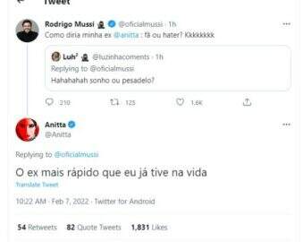 Anitta Abre O Jogo Sobre Rela O Rodrigo Mussi E Choca A Web Ex