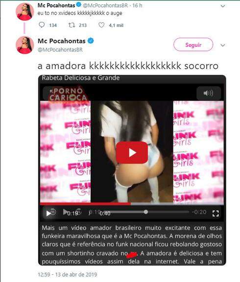 Brazza Com Xvideo - MC Pocahontas sur Xvideos ou Xnxx ? â€“ TELES RELAY