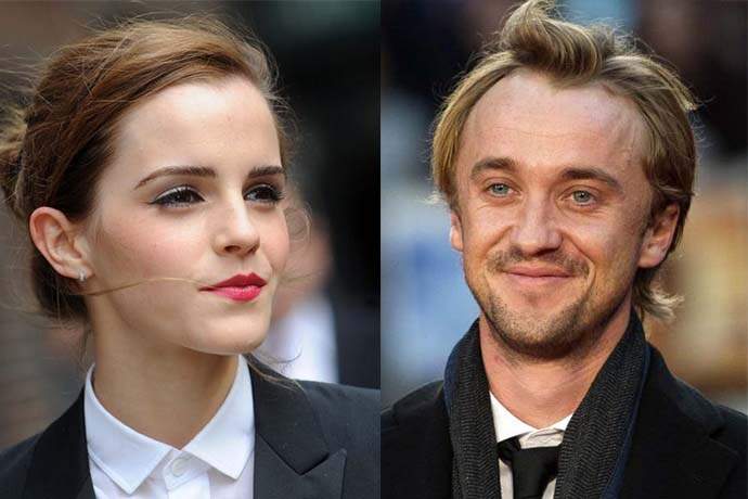 Romance entre Draco e Hermione? Tom Felton posta foto com Emma Watson e fãs suspeitam namoro