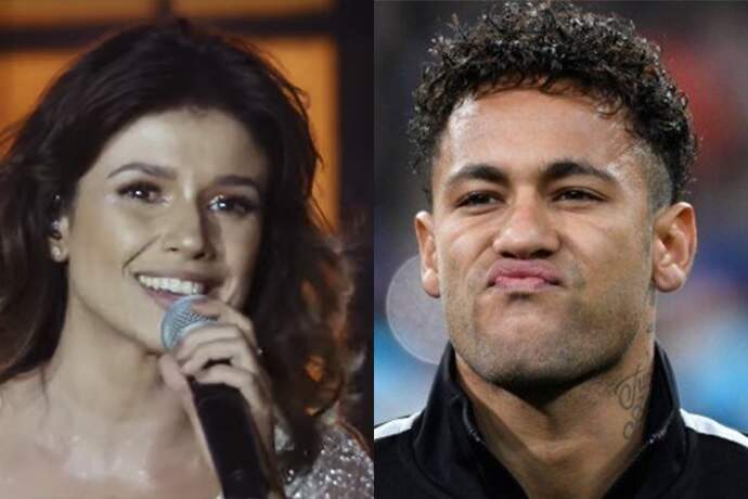 Paula Fernandes aparece ao lado de Neymar e é criticada pelos fãs