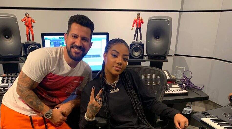 Ludmilla passa noite gravando em estúdio com Dennis DJ - Metropolitana FM