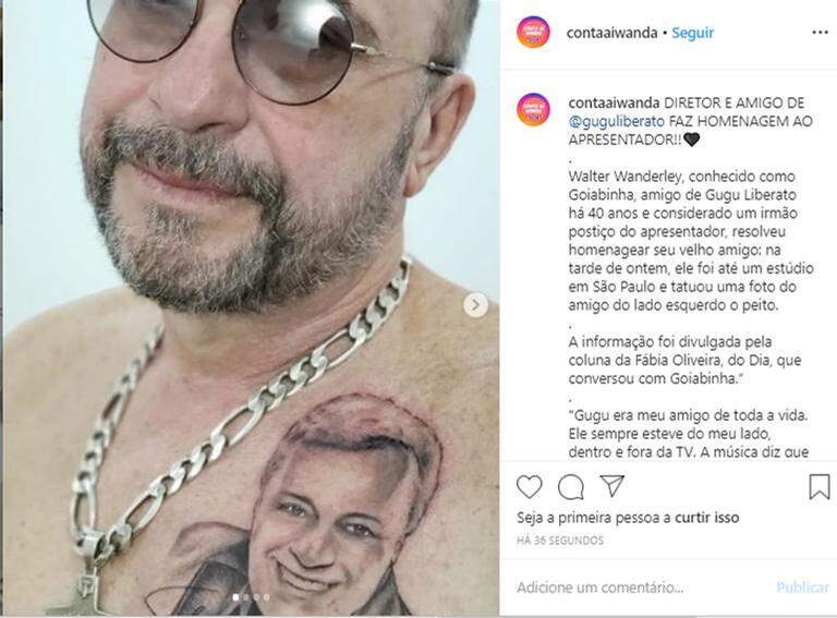 Tatuagem do Gugu Liberato