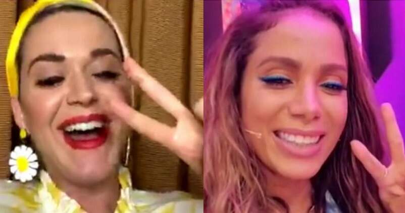 Anitta faz live com Katy Perry em estreia de programa: “Você é a dona do Brasil” - Metropolitana FM
