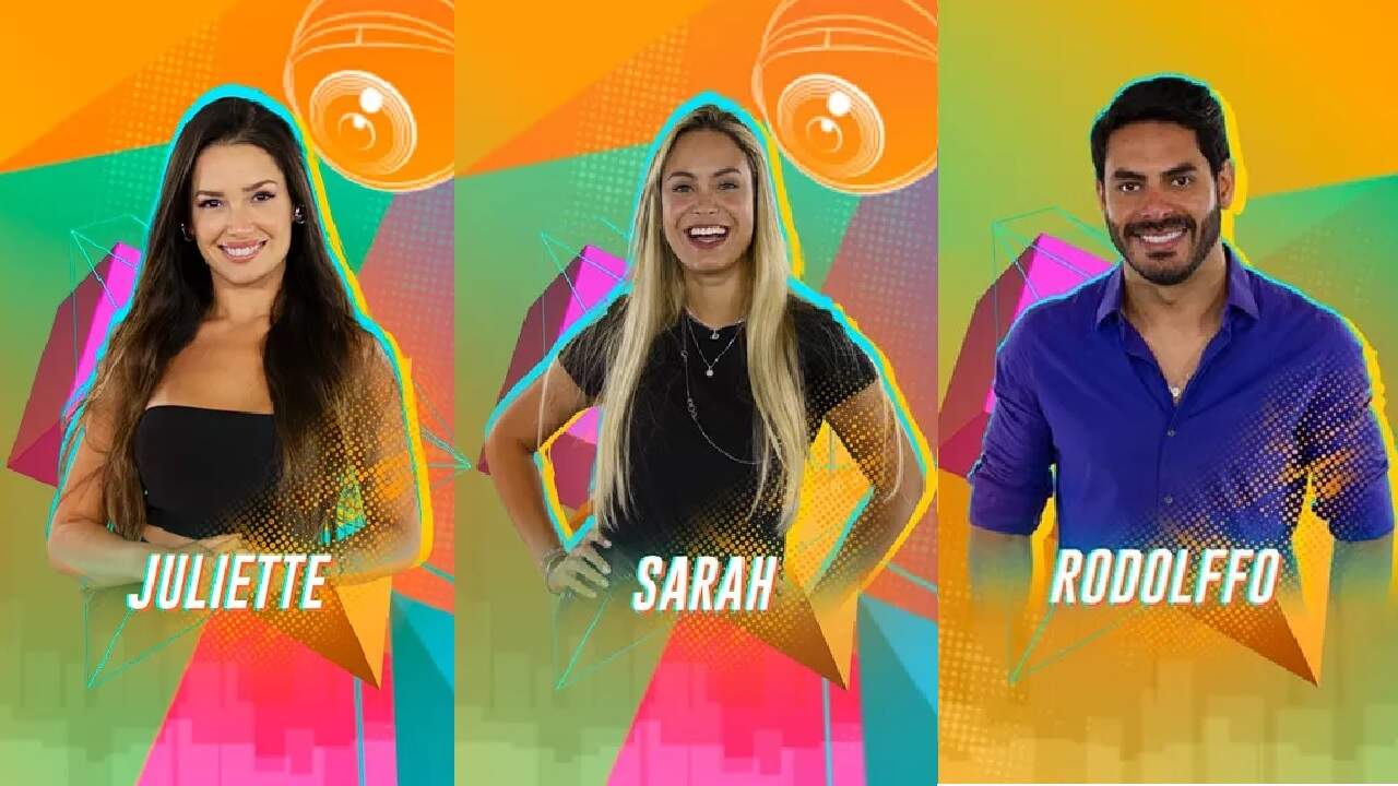 BBB21: Juliette, Sarah e Rodolffo formam o novo paredão da semana no reality - Metropolitana FM