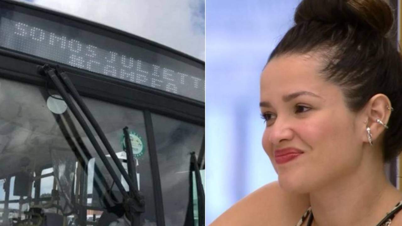 BBB21: Juliette ganha homenagem em letreiros de ônibus, em João Pessoa: “Juliette campeã” - Metropolitana FM