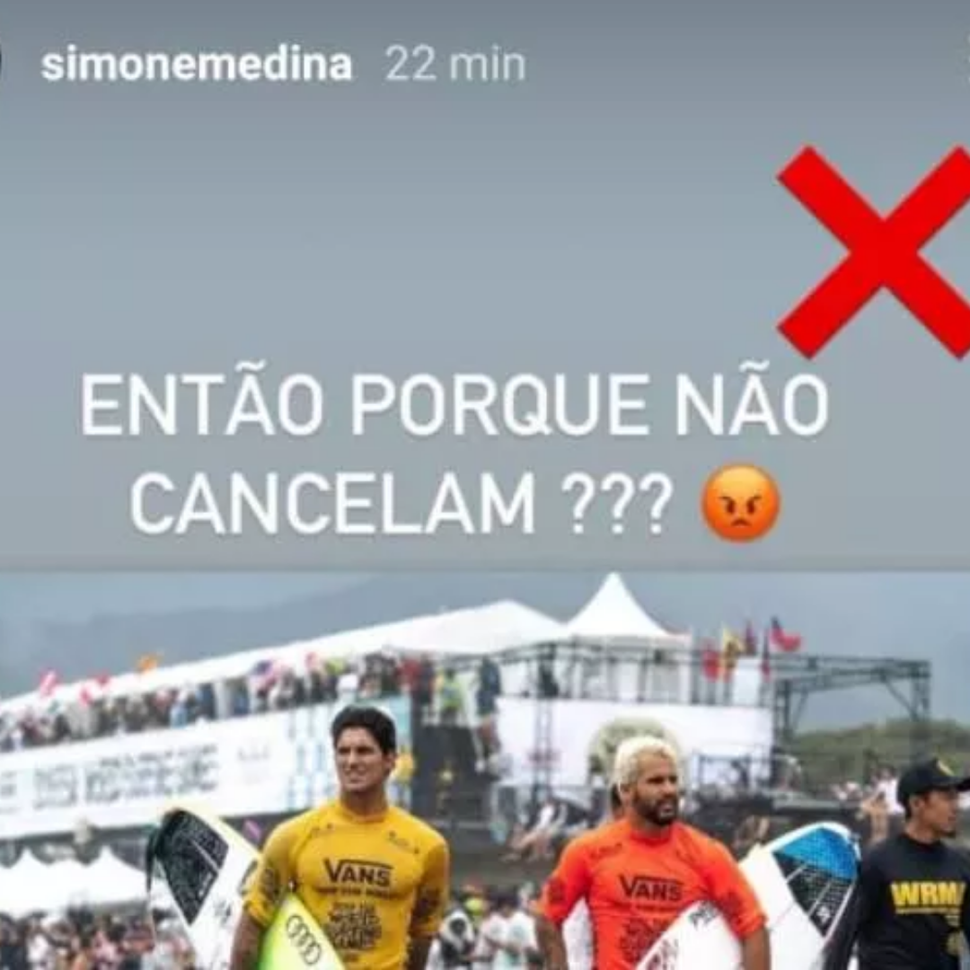 Simone Medina pede cancelamento de evento