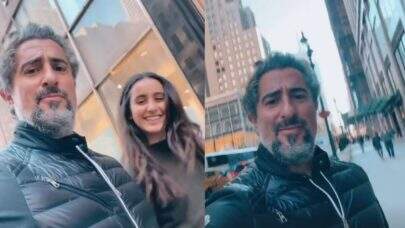 Filha de Marcos Mion convence pai sobre viagem para NY após apresentação de slides