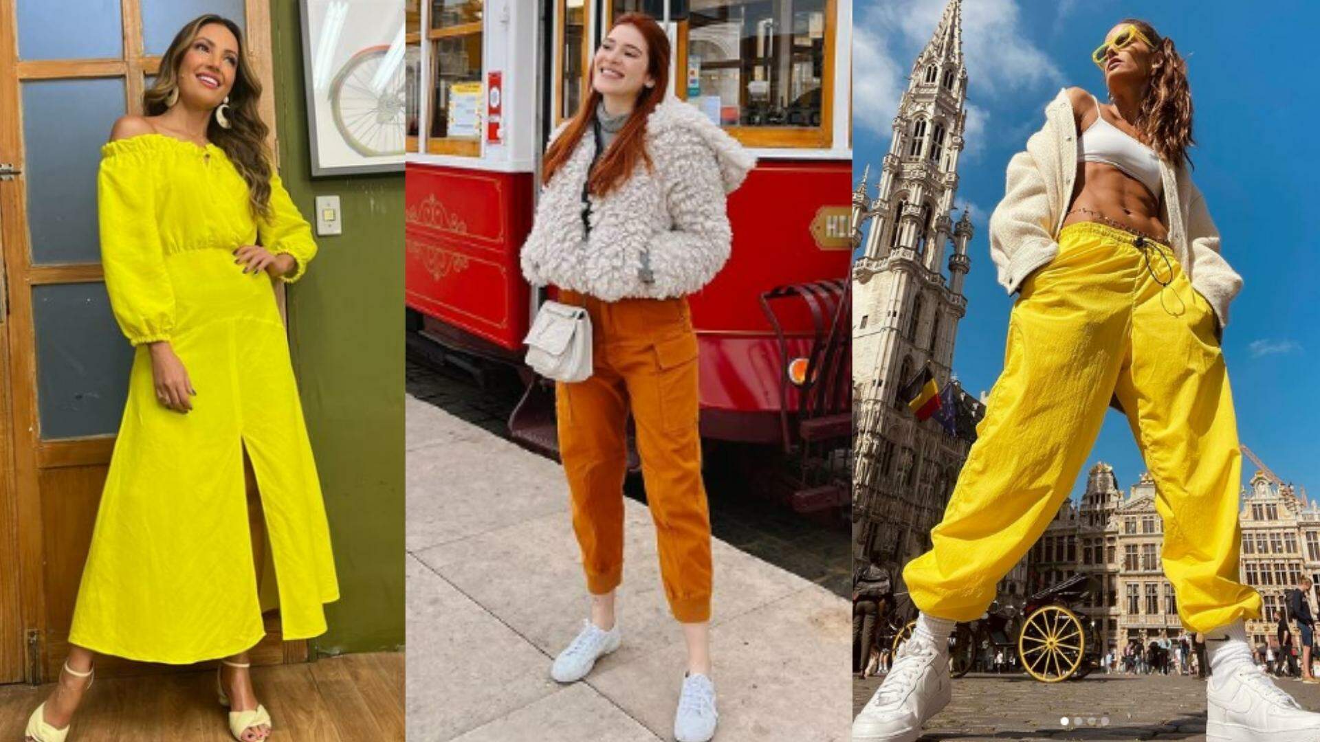 Aprenda a compor “Looks Amarelos”, a cor é tendência Outono/Inverno 2022