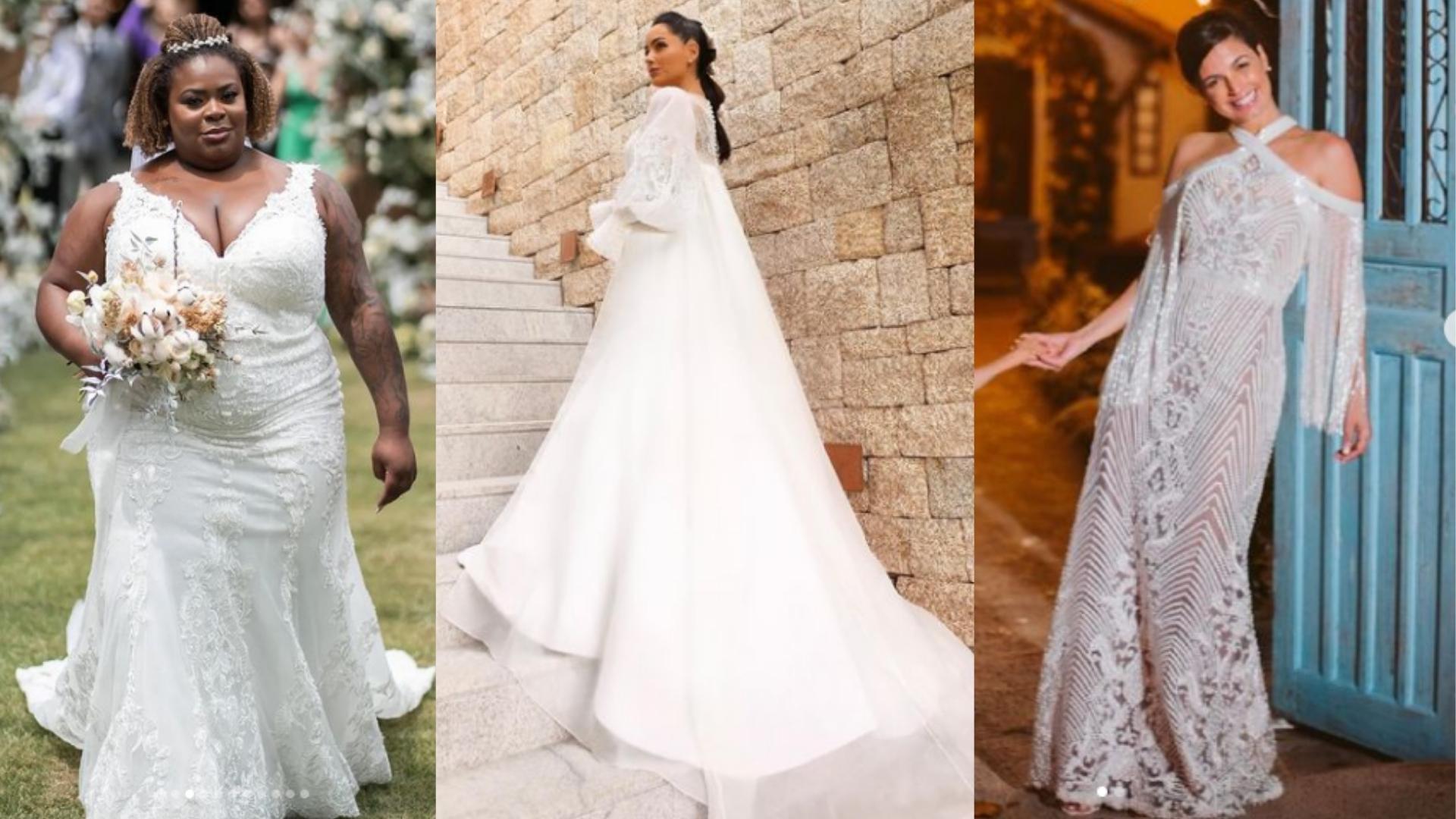 Maio é o mês das noivas: veja os vestidos usados pelas famosas que são tendência 2022