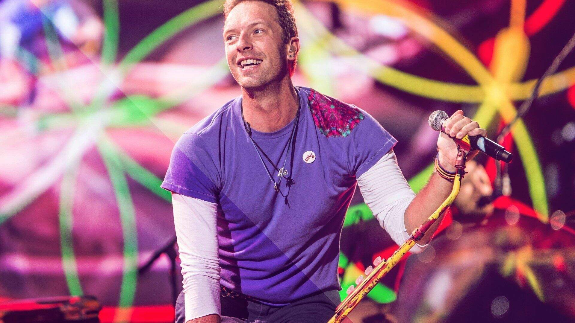 Chris Martin é um cantor britânico, conhecido por ser o vocalista da banda Coldplay desde 1996