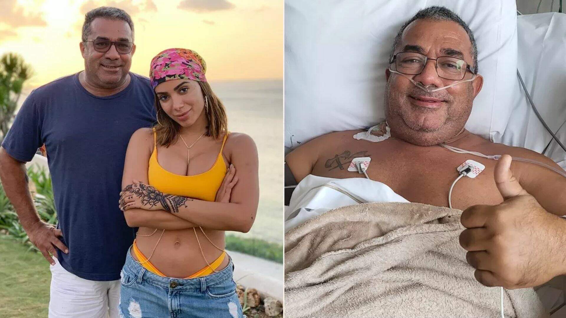 Pai de Anitta relata complicações de saúde, dá detalhes de câncer descoberto e surpreende - Metropolitana FM