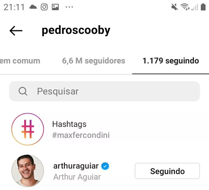 Instagram Pedro Scooby