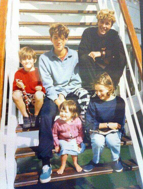 Chris Martin e seus irmãos