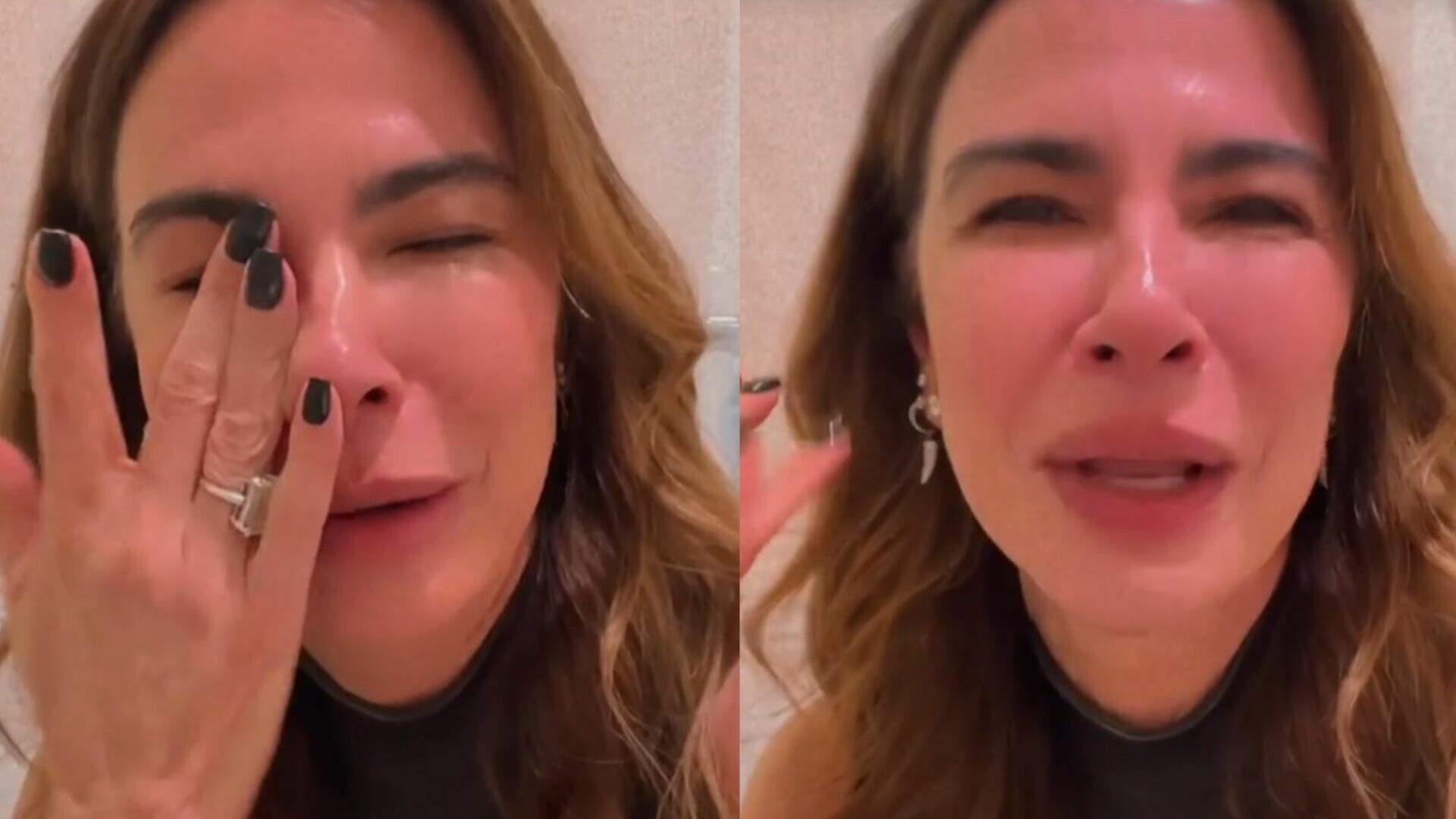 Luciana Gimenez chora e detona Leo Dias após notícia da herança de seu pai: “Queria entender”