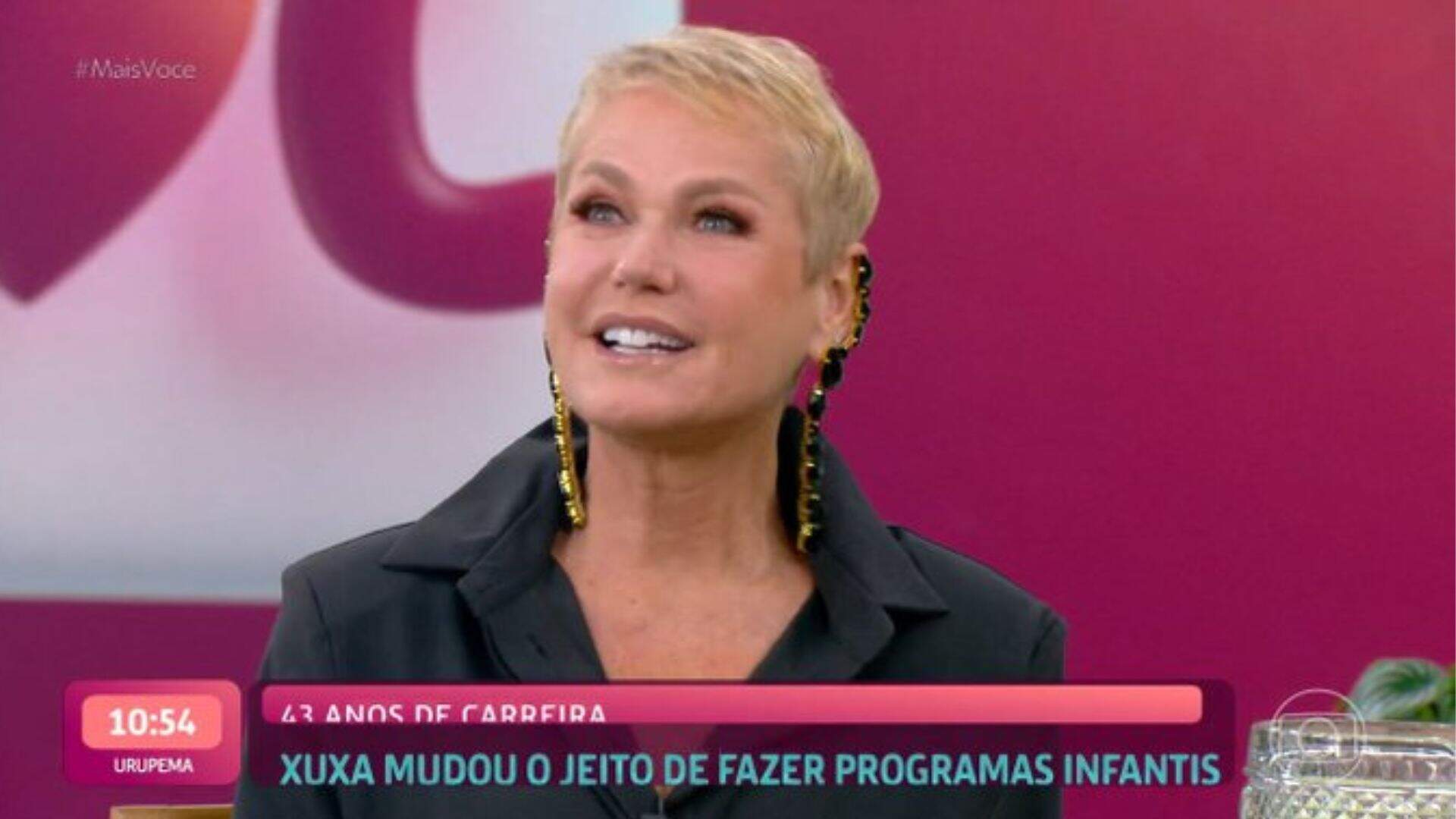 Ana Maria Braga recebe Xuxa no “Mais Você” e bomba na internet