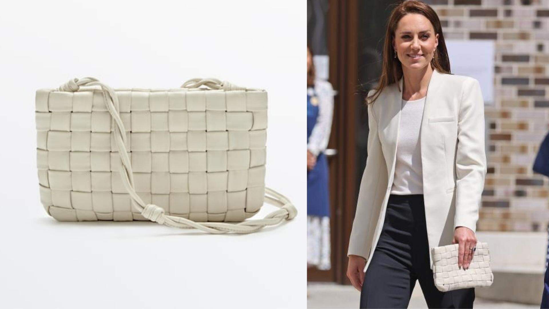 Duquesa, Kate Middleton, usa bolsa que custa menos de R$400 e produto esgota no site da marca