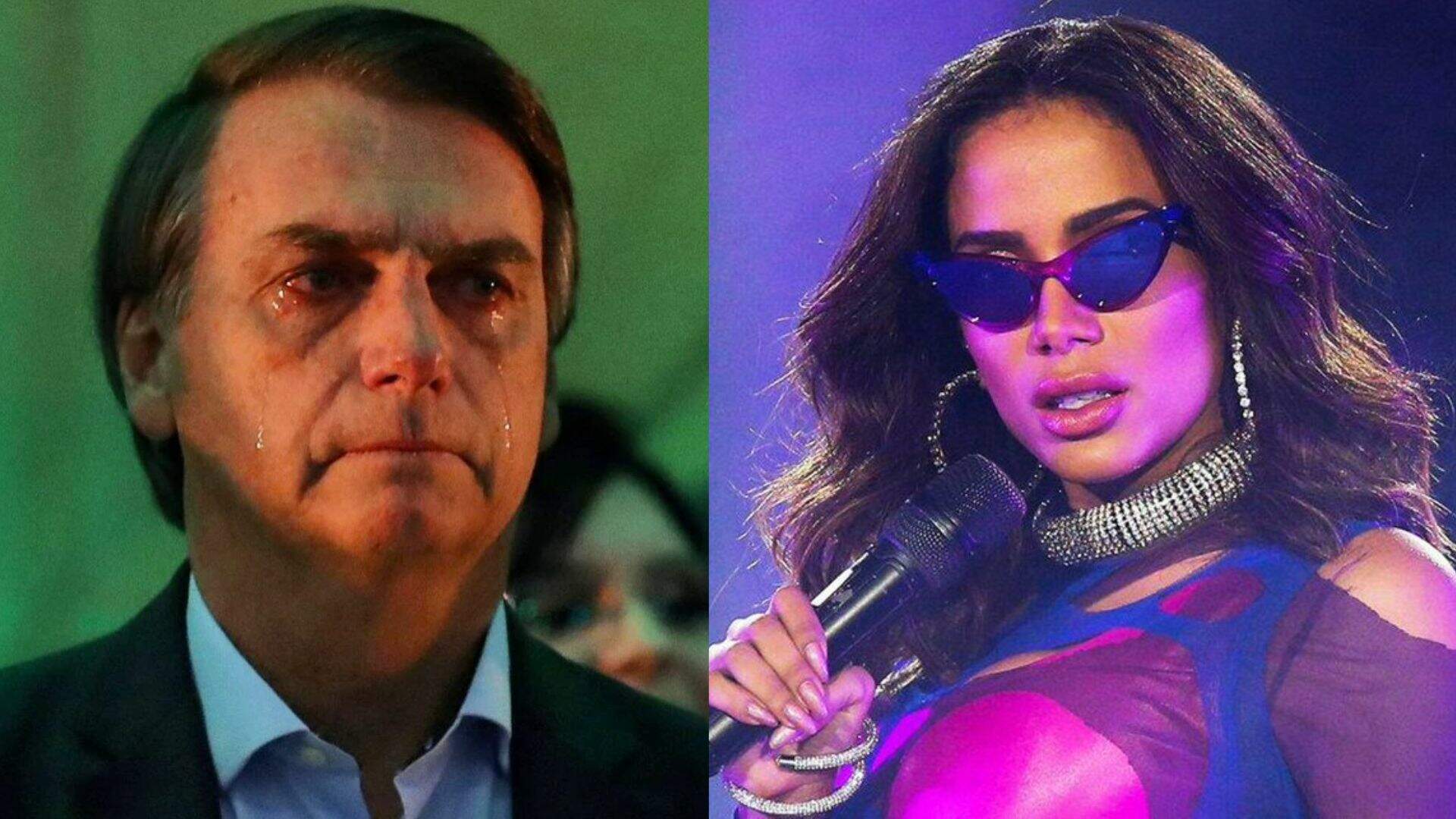 De novo? Bolsonaro volta a alfinetar Anitta por motivo inesperado, mas choca: “Maior apoio”