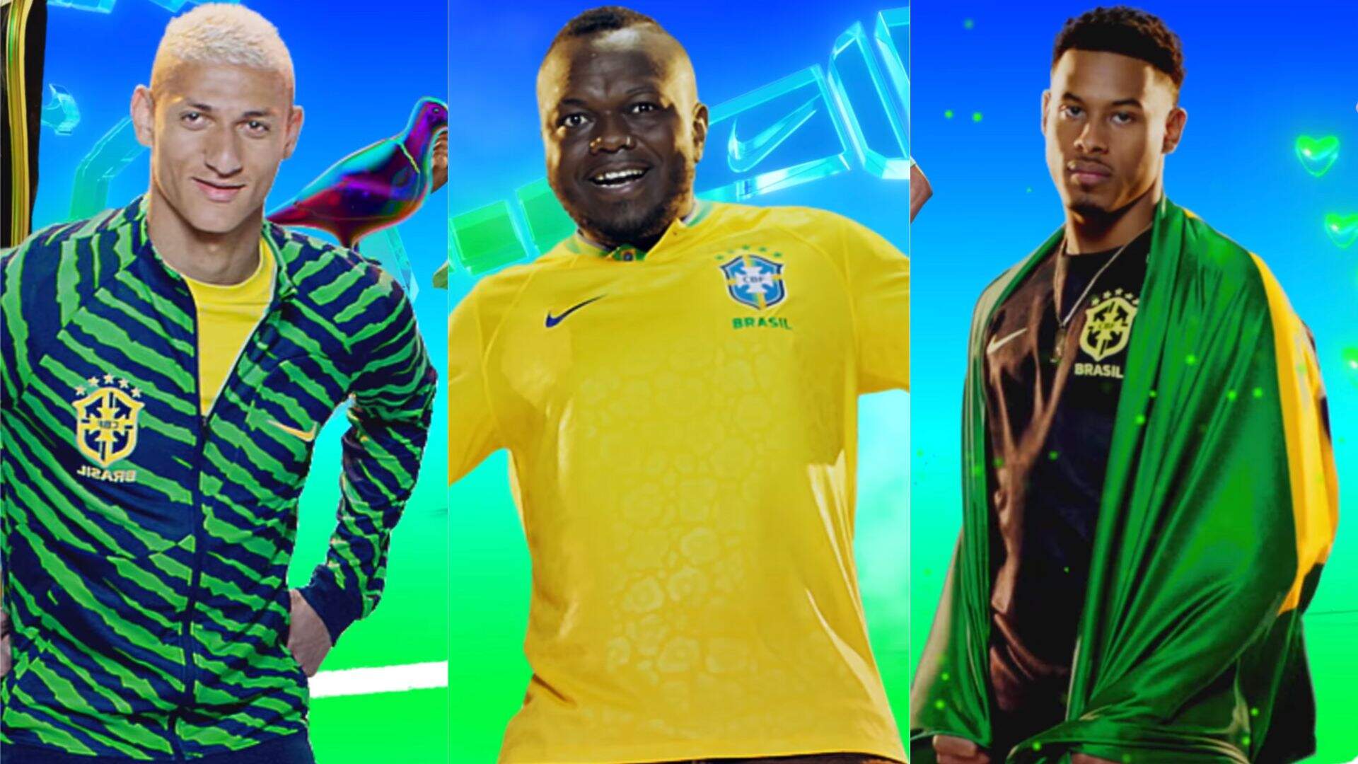 Anúncio das novas camisetas da Seleção Brasileira é comparado à abertura de ‘Senhora do Destino’; assista - Metropolitana FM