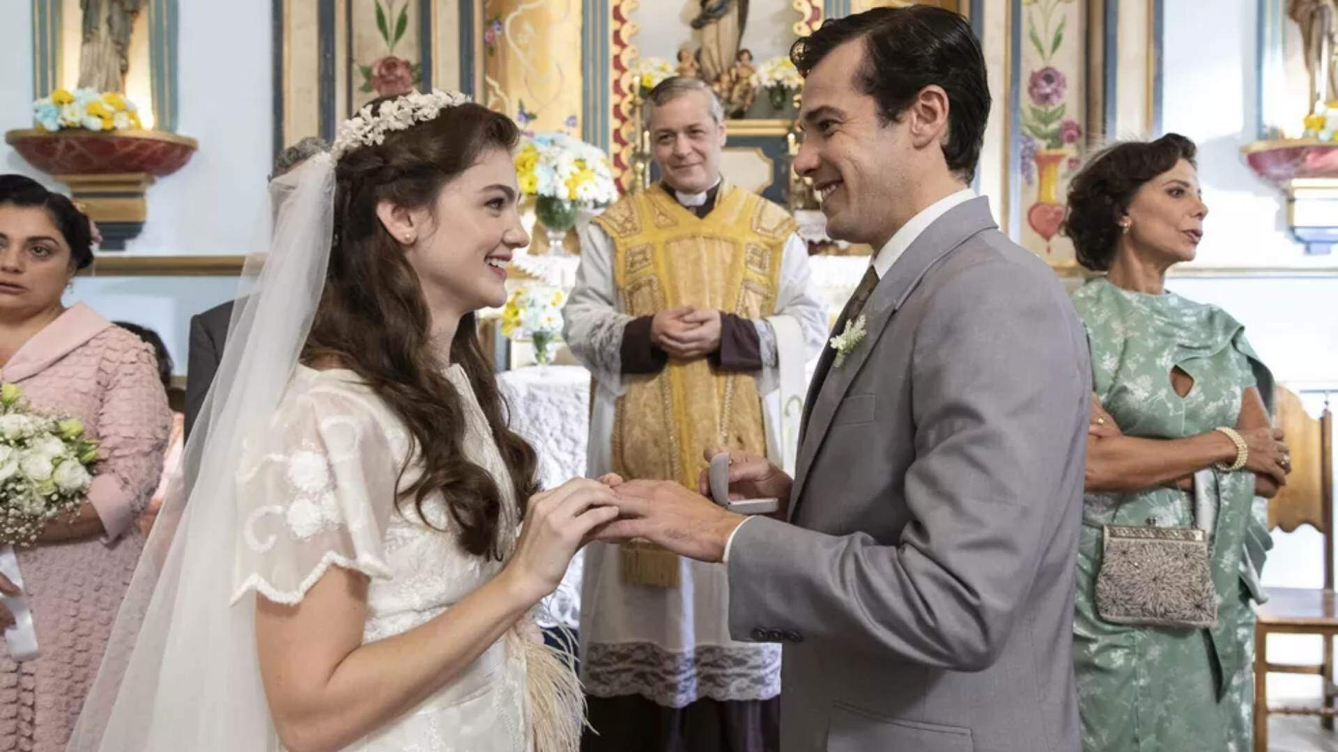 Além da Ilusão: Confira as imagens do tão esperado casamento entre Tenório e Olívia - Metropolitana FM