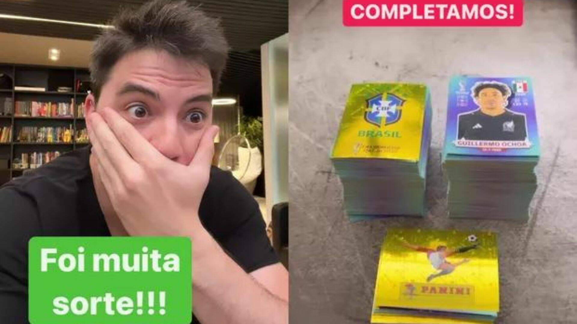 Felipe Neto revela ter gasto mil reais para completar o álbum da Copa do Mundo - Metropolitana FM