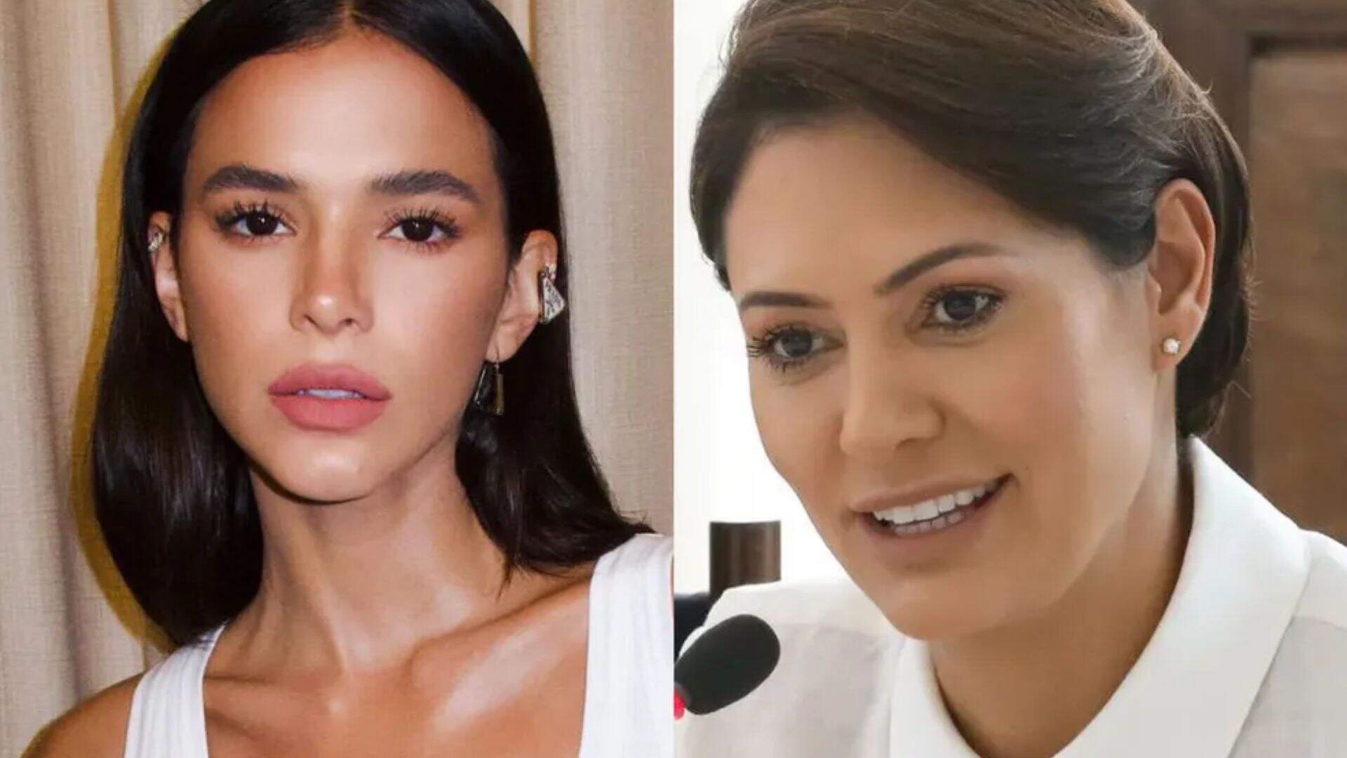 Bruna Marquezine provoca família Bolsonaro após ser detonada por Michelle Bolsonaro - Metropolitana FM