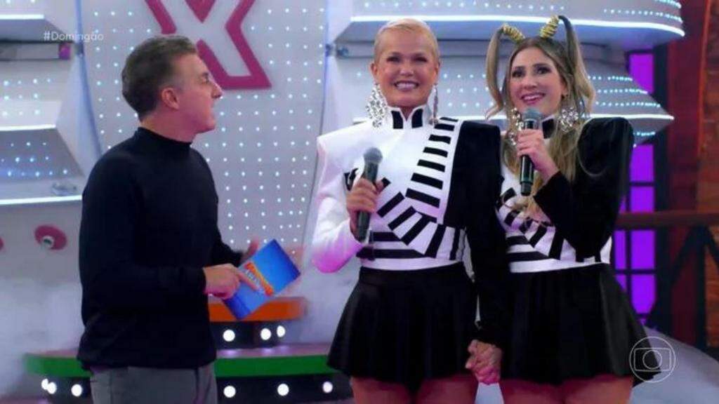 Xuxa desce de sua tradicional nave durante o “Domingão com Huck” e garante vitória de participante - Metropolitana FM