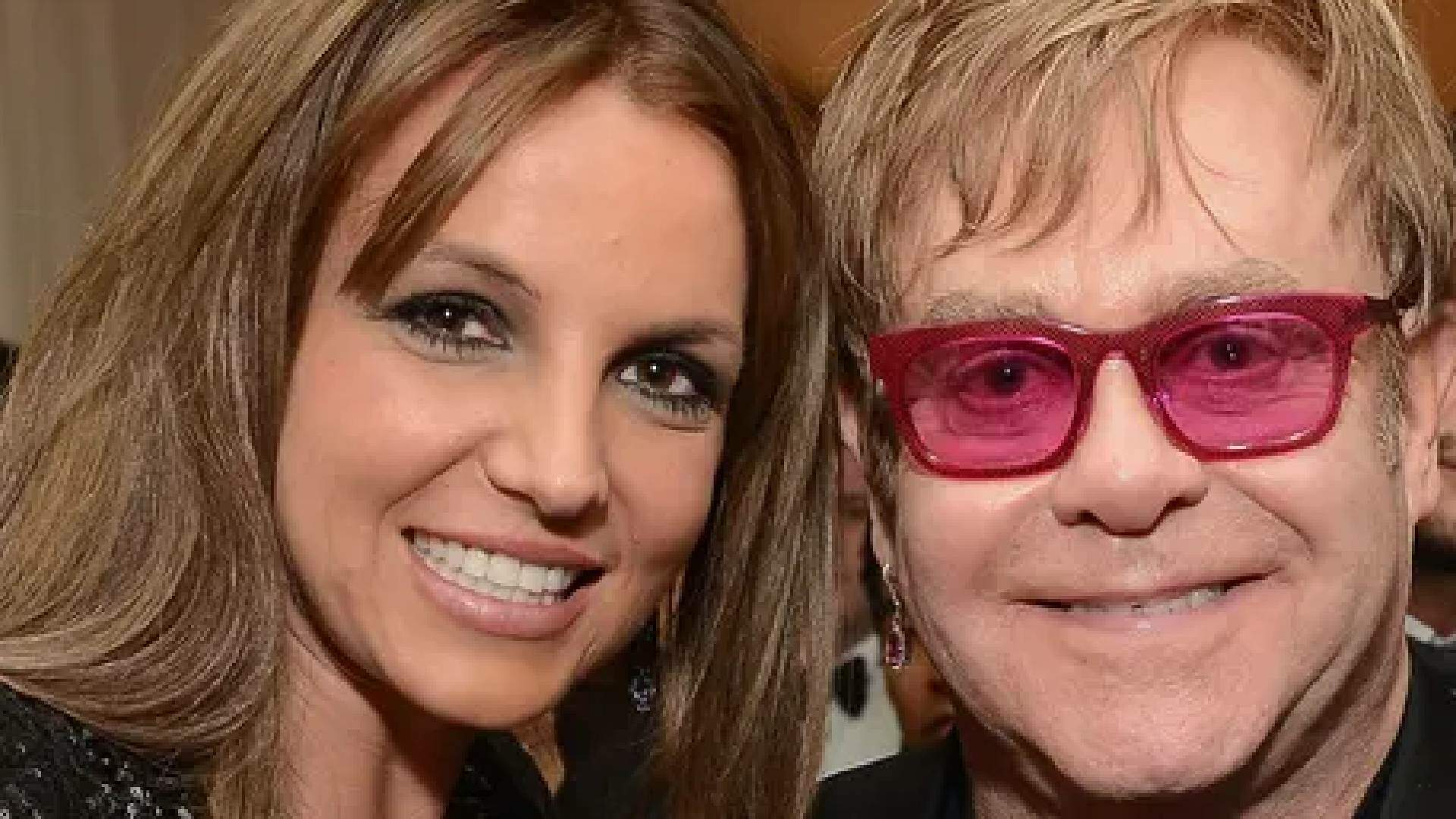 Elton John e Britney Spears fazem surpresa aos fãs brasileiros com lançamento especial
