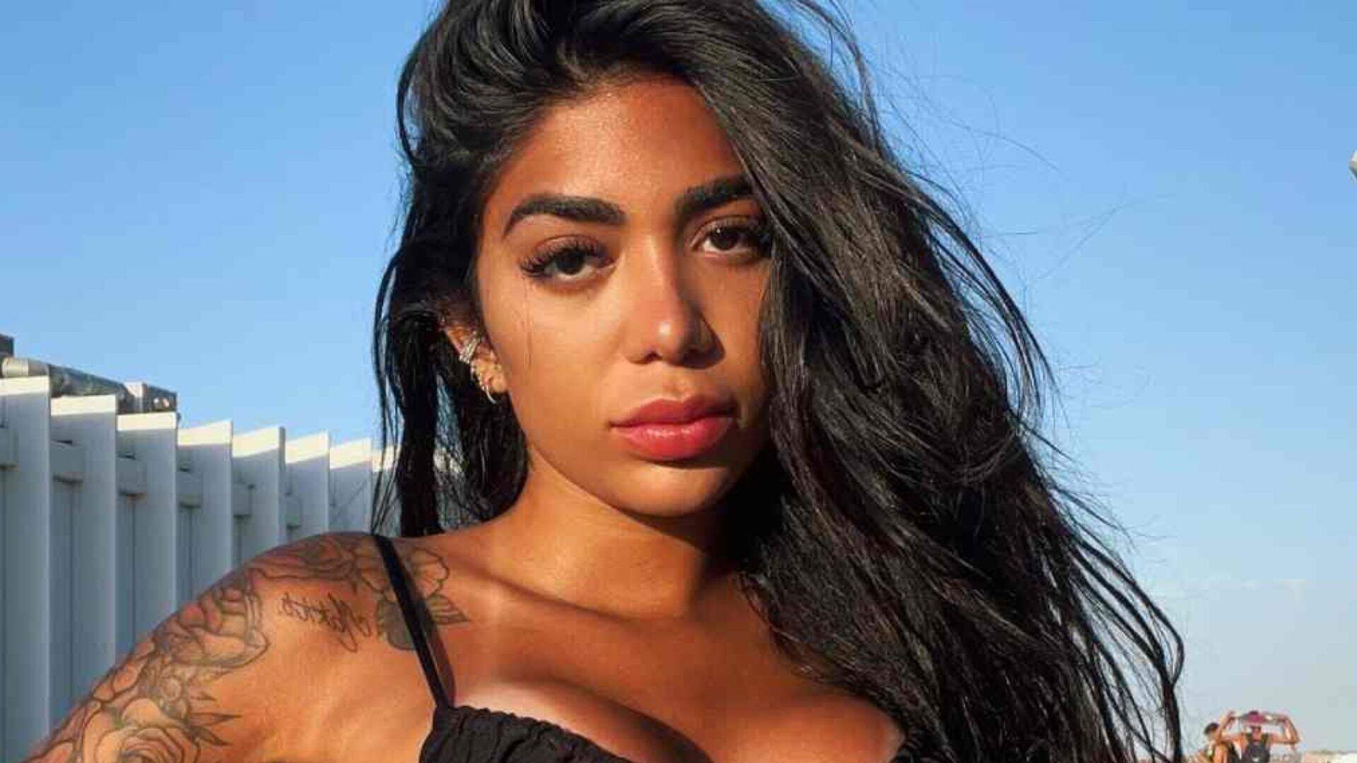 Mirella ou Dhiovanna Barbosa? Irmã de Gabigol, exibe curvas empinando o bumbum com fio-dental - Metropolitana FM