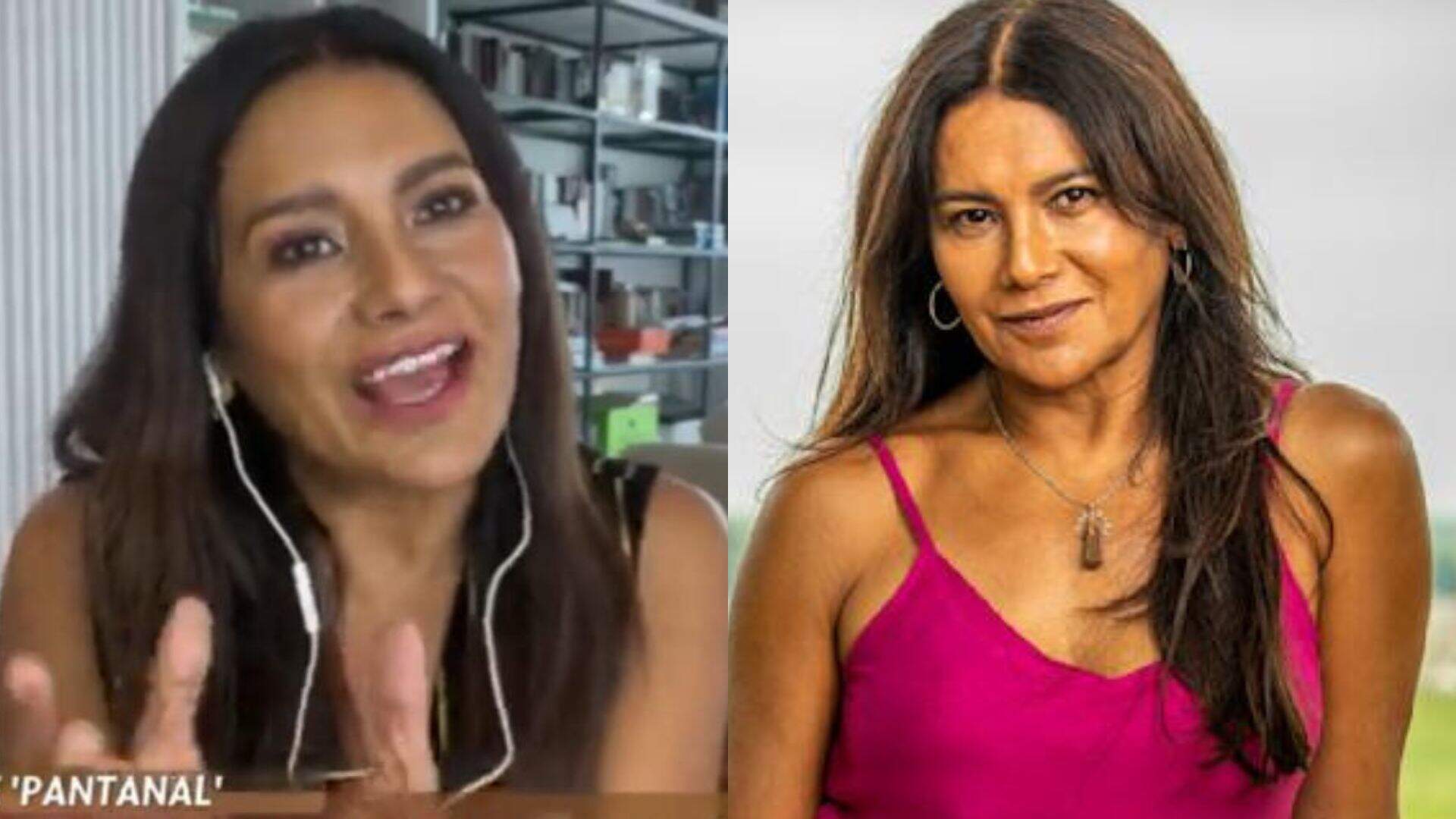 Dira Paes se emociona ao falar sobre o fim das gravações de Pantanal: “Não tem sido fácil”