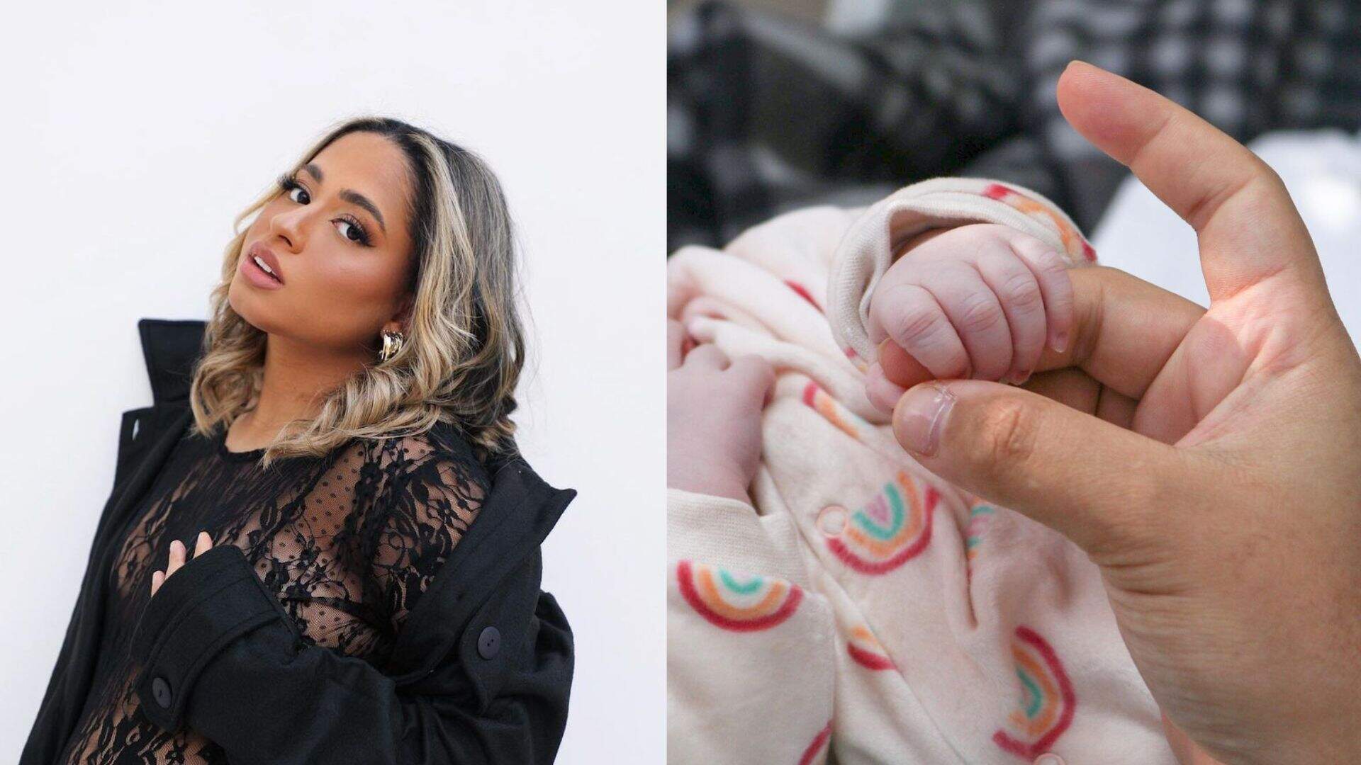 MC Loma anuncia o nascimento de sua filha Melanie Santos: “Primeira coisa certa” - Metropolitana FM