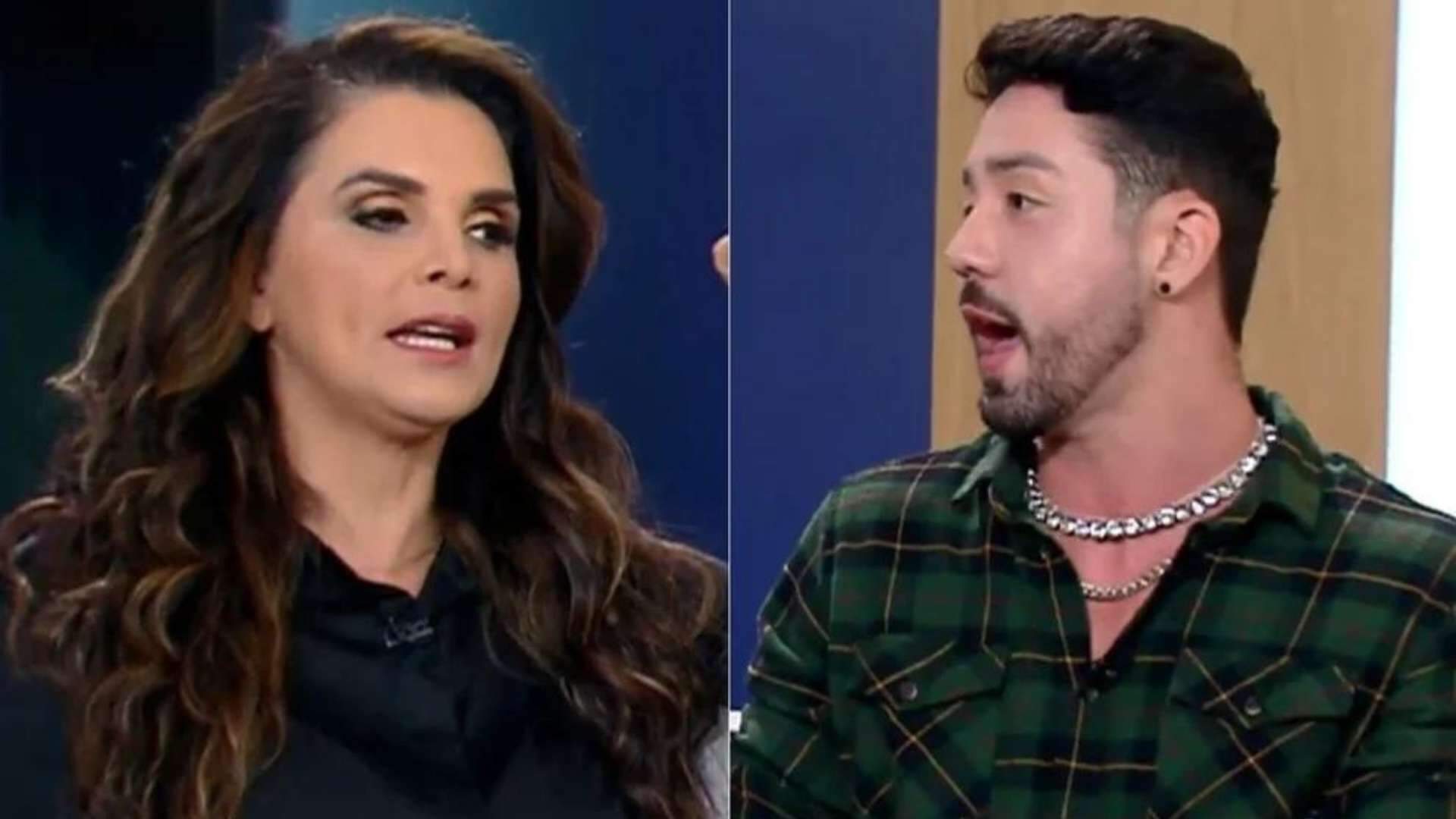 Luiza Ambiel e Rico Melquiades se ofendem e armam barraco nos bastidores da Record: “Teu c*!” - Metropolitana FM