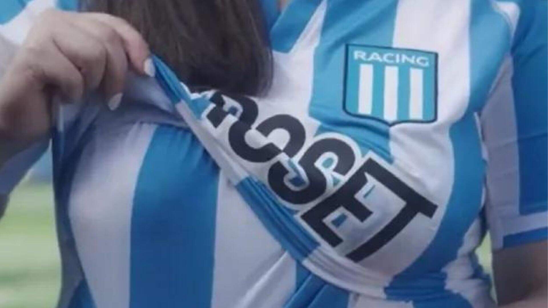 Racing cria primeira camisa de futebol própria para amamentação