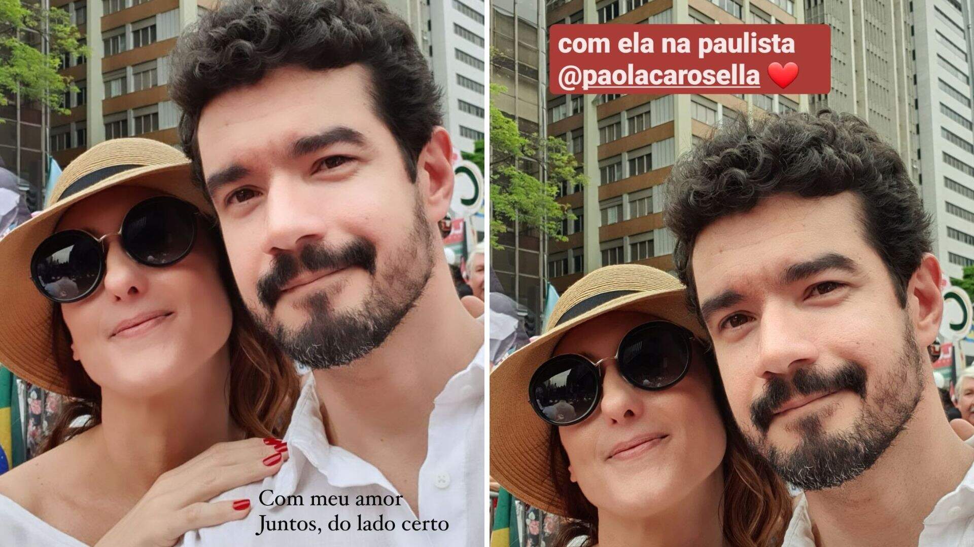 Paola Carosella e Manuel Sá (reprodução: Instagram)