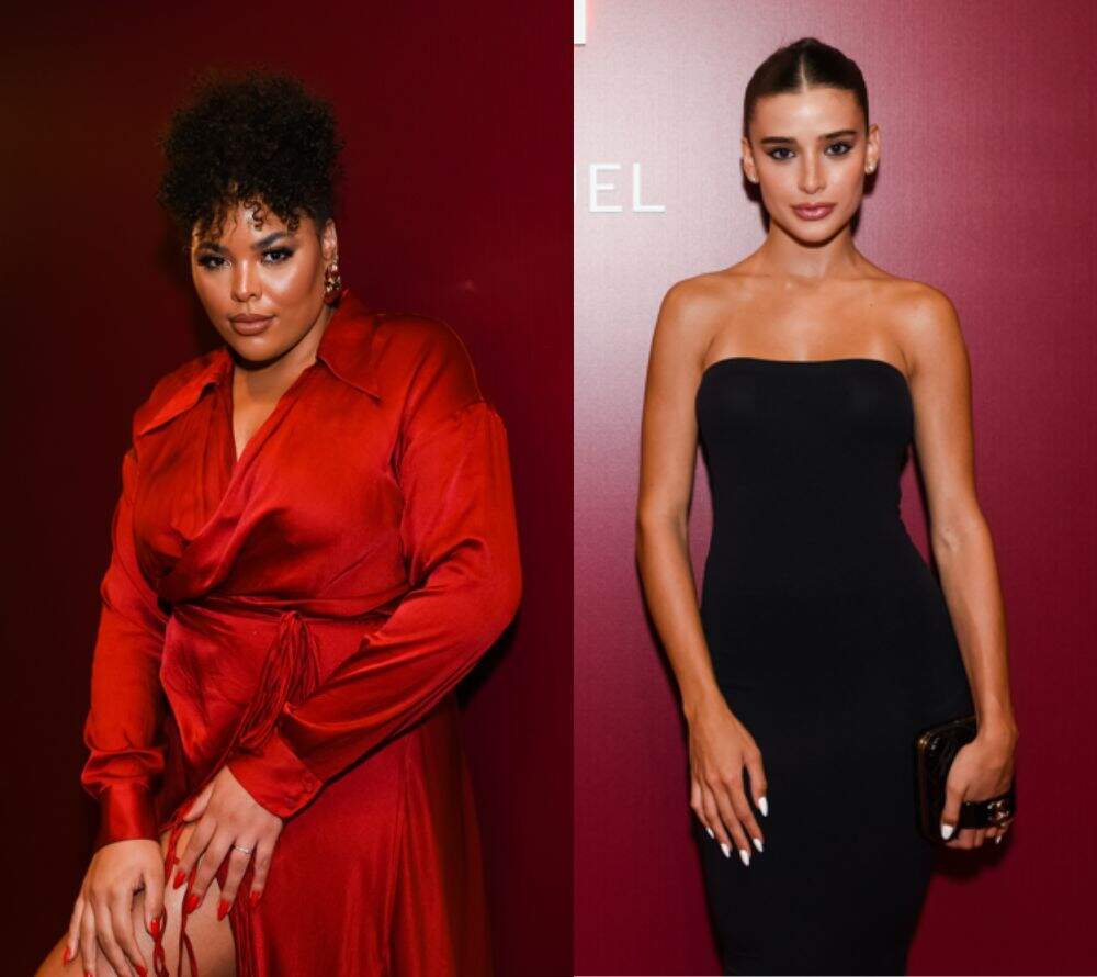 Rita Carreira e Lívia Nunes chamaram atenção durante o coquetel da O.U.I Paris