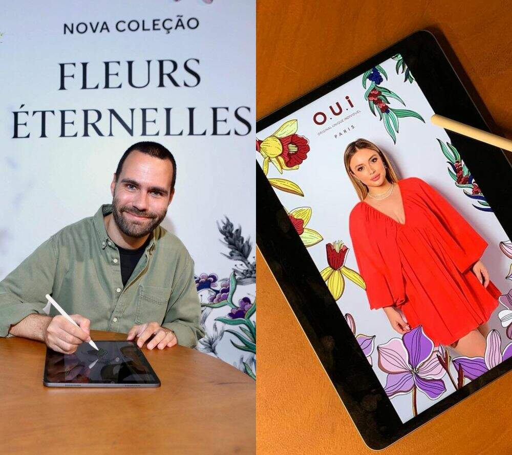 O ilustrator Drawingzila tornou o evento da O.U.i Paris ainda mais mágico
