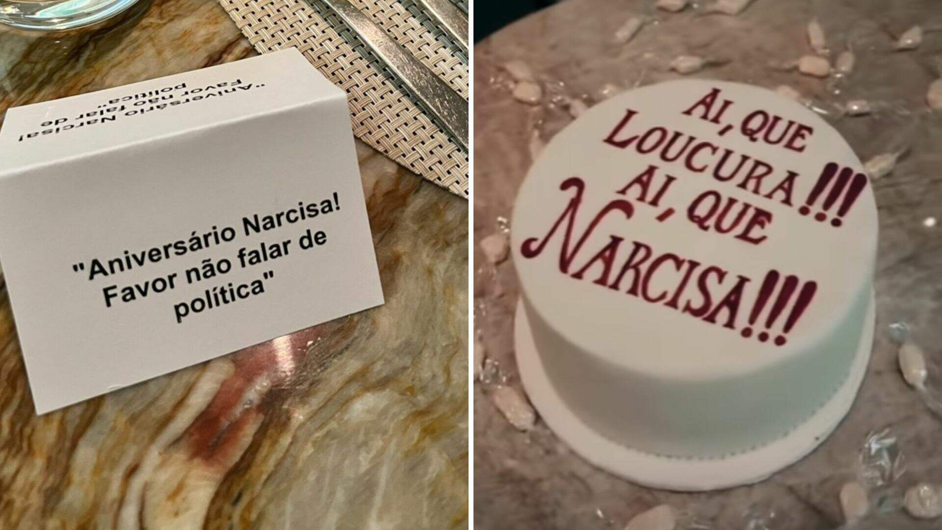 Aniversário da Narcisa (reprodução: Instagram)