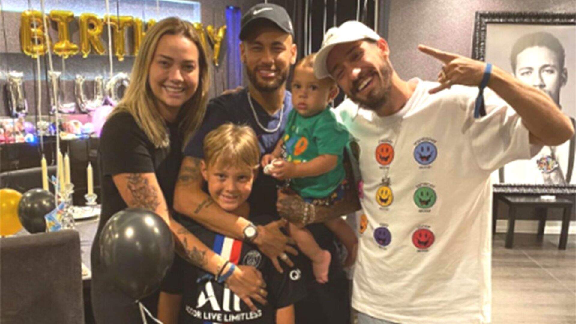 Neymar e família 