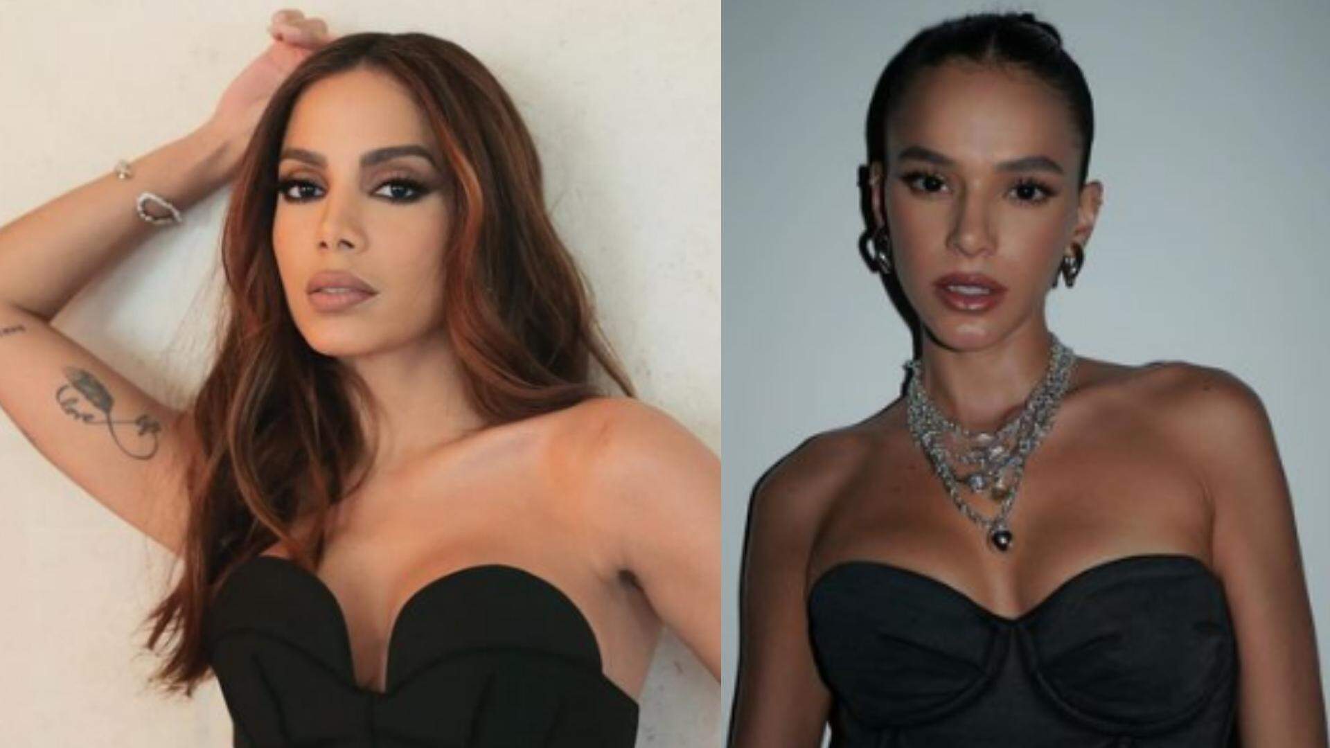 Bruna Marquezine e Anitta arrasam com o mesmo vestido da grife Versace - Metropolitana FM