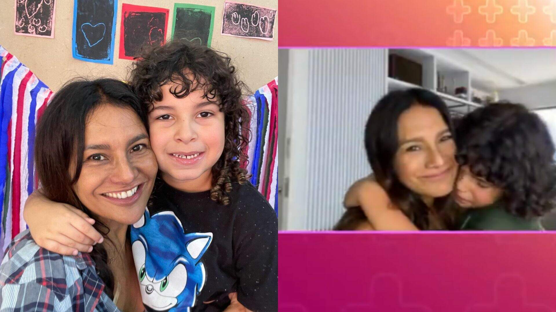 Filho de Dira Paes interrompe entrevista da mãe no “Mais Você”