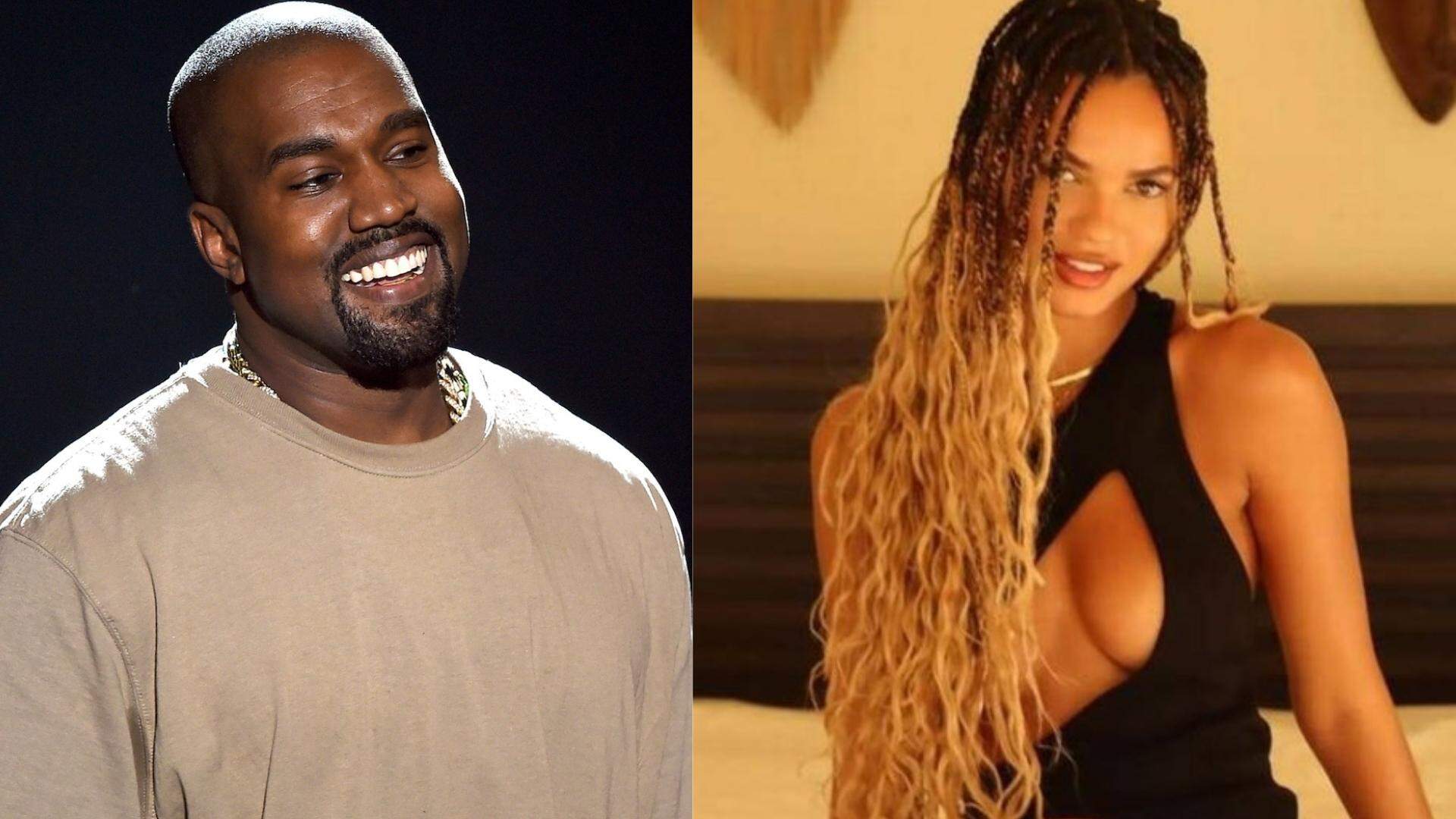 Rapper internacional, Kanye West, está namorando a modelo brasileira e ex do L7nnon, Juliana Nalú