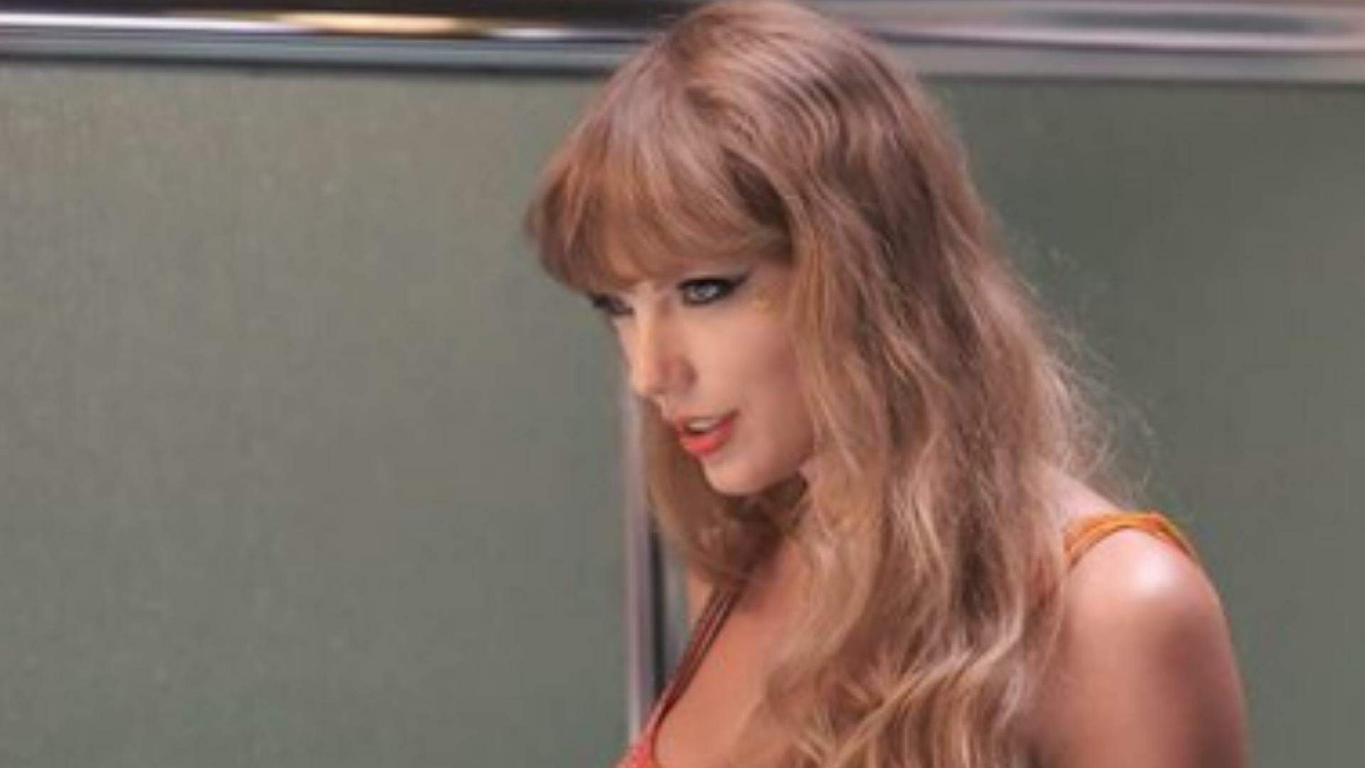 Taylor Swift usa maiô de marca brasileira para gravar seu novo clipe