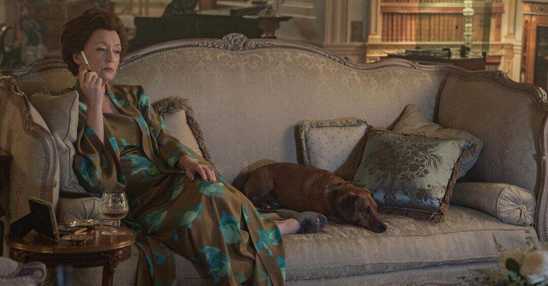 Lesley Manville como Princesa Margaret. (Foto: Reprodução/Netflix)