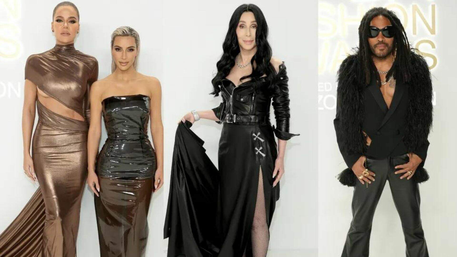 Kardashians, Cher, Lenny Kravitz e outros famosos arrasam nos looks em premiação internacional - Metropolitana FM