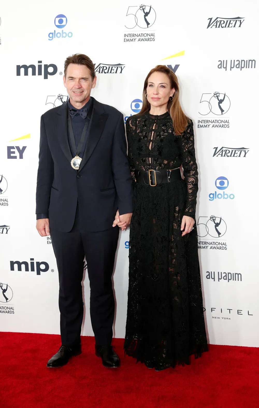 Dougray Scott e Claire Forlani — Foto: REUTERS/Eduardo Munoz