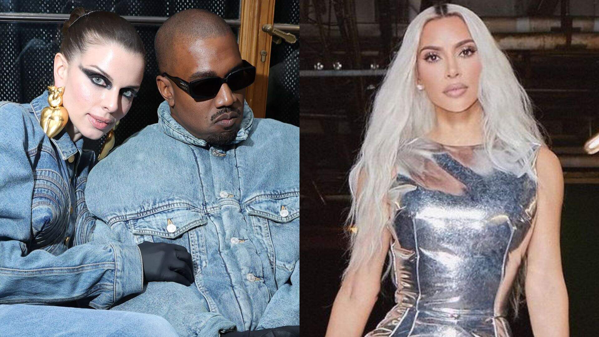 Julia Fox admite relacionamento com Kanye West para salvar Kim Kardashian: “Tão idiota”