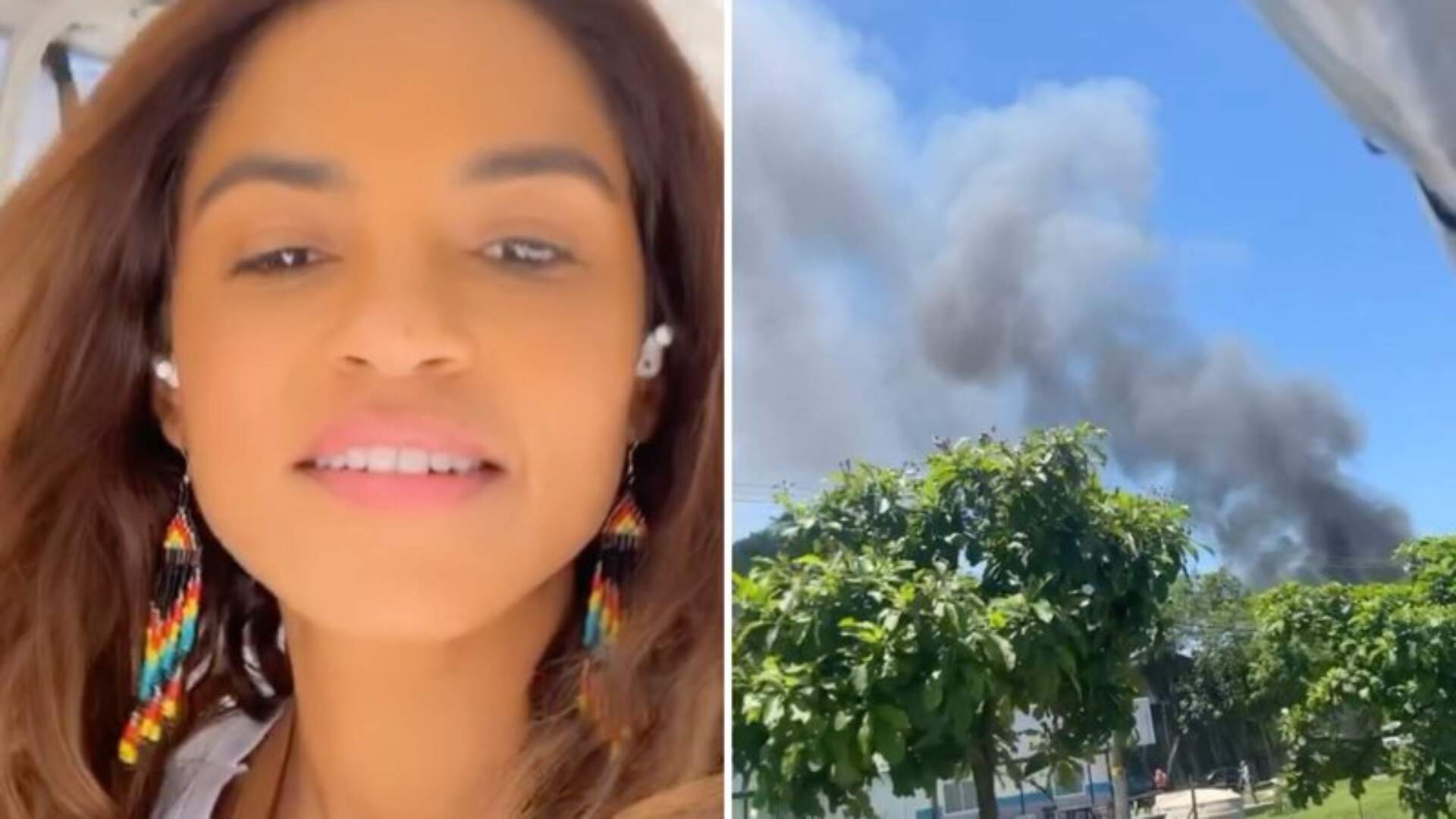 Após incêndio na Globo, Lucy Alves deixa o estúdio de ‘Travessia’ às pressas: “Está aumentando” - Metropolitana FM