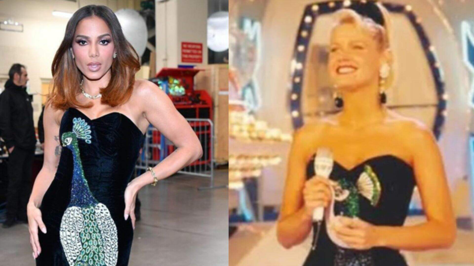 Anitta se inspira em look icônico de Xuxa para o Grammy Latino e recebe resposta da apresentadora