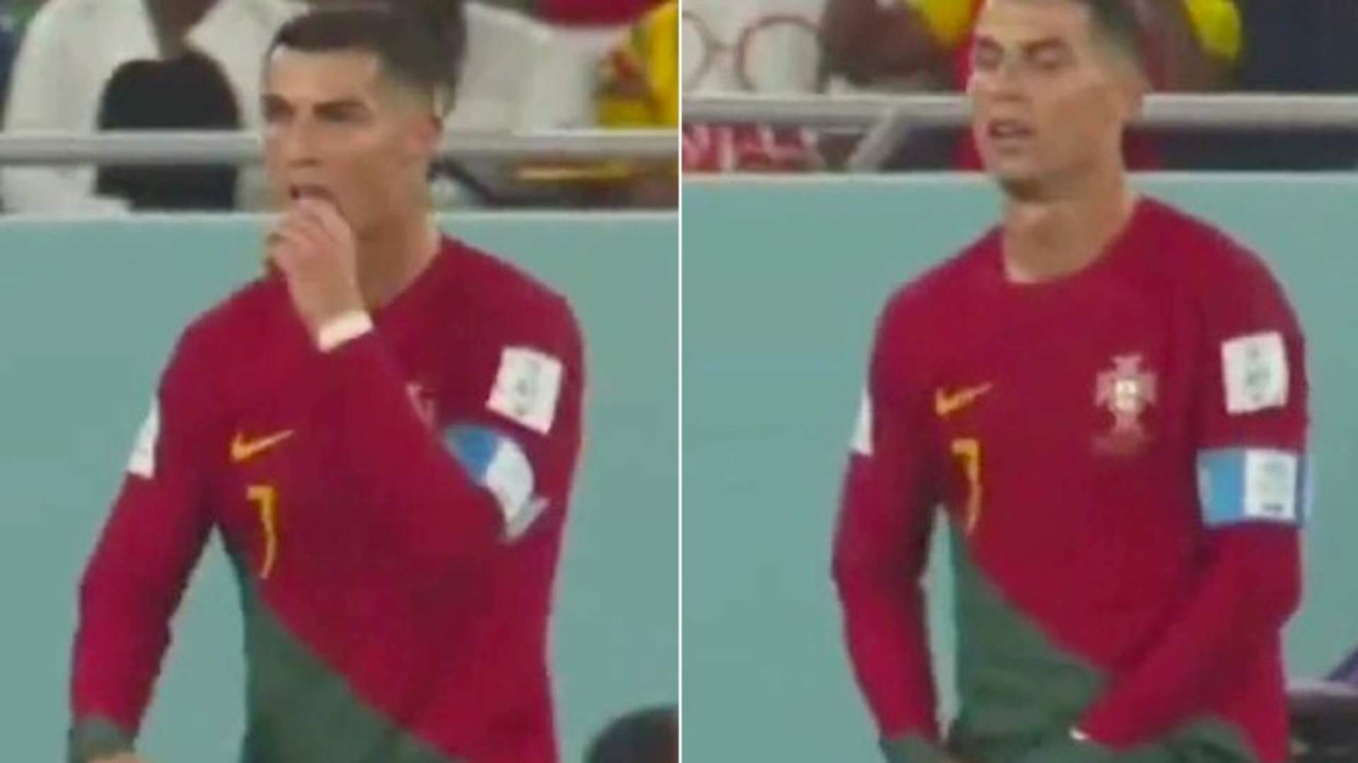 Cristiano Ronaldo vira meme por colocar a mão na cueca e fazer lanche; Saiba o que o craque comeu