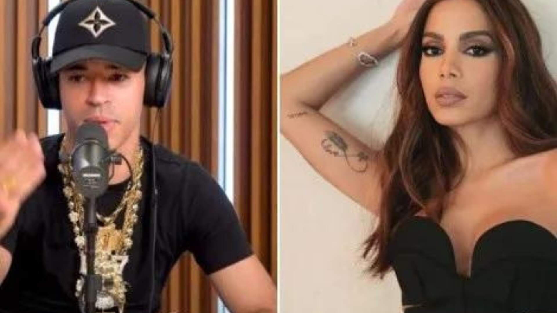 Rapper brasileiro, L7nnon, abre o jogo sobre suposto affair com a cantora Anitta: “Misterioso”