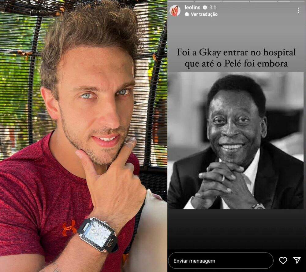 Leo Lins compartilha uma "homenagem" diferente a Pelé